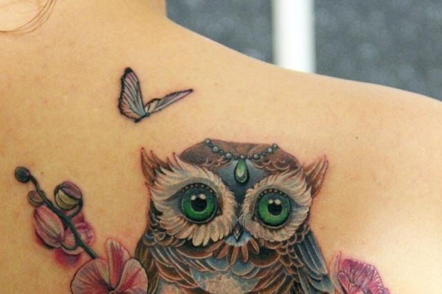 Sova.  Značenje tetovaže.  Što znači tetovaža sove? Skica tetovaže sove za muškarce